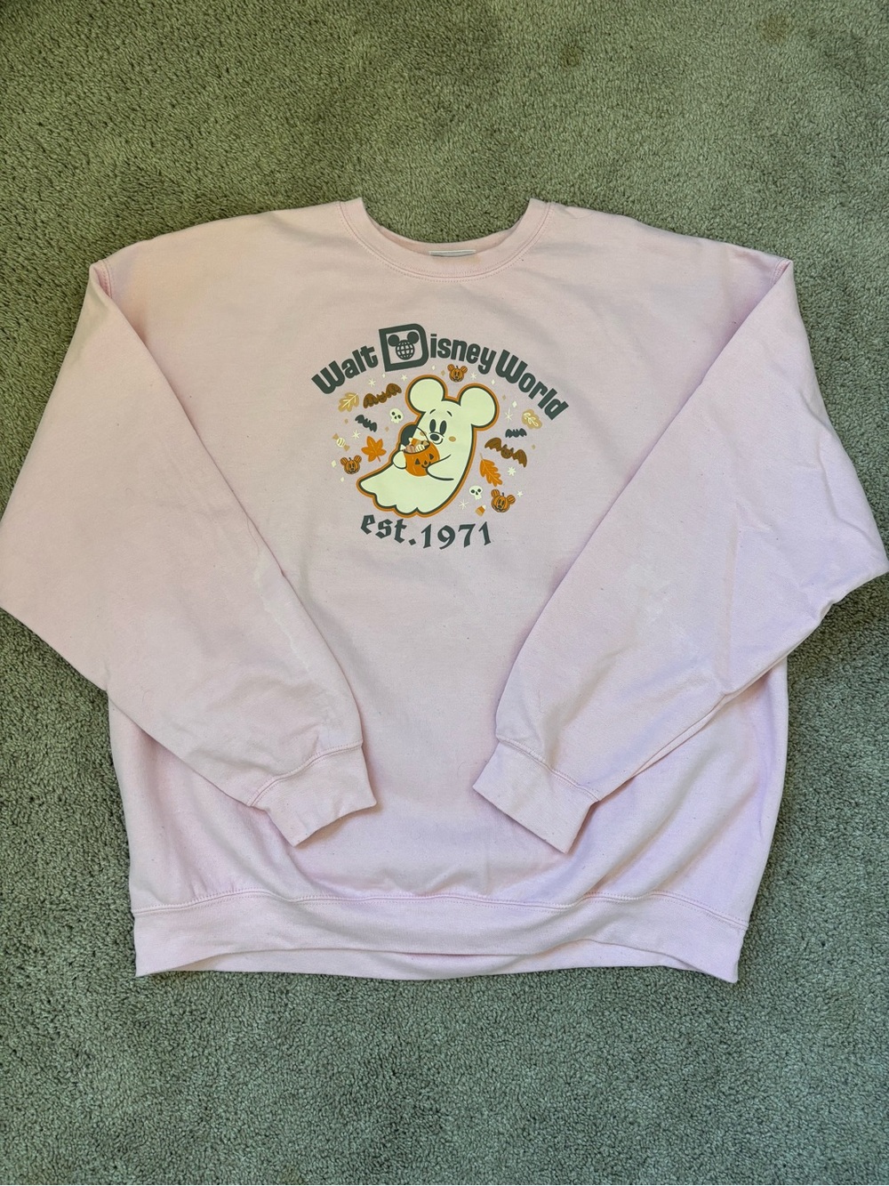 Disney Parks Pink Cutie Ghost Halloween Crewneck 2025